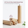 Solid Wood Coat Rack, Free Standing Hall Coat Tree with 8 Hooks, 3 Height Options, for Coats, Hats, Bags, Purses, for Entryway, Hallway - 4 of 4