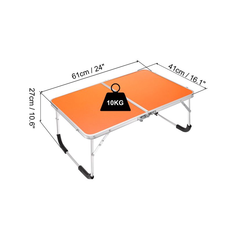 Unique Bargains Bed Sofa 24 x 16.1 x 10.6-inch Portable Foldable Laptop Table Working Desks with 1Pc Tote Bag, 2 of 6