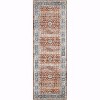 Washable Vintage Style Area Rug, Classic Decorative Non-Slip Foldable Carpet for Entryway, Bedroom - 4 of 4