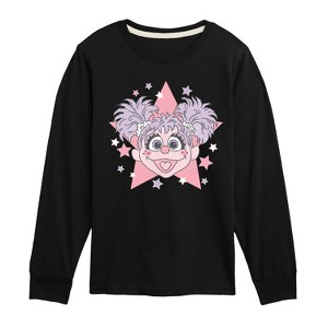 Boys' - Sesame Street - Abby Head Long Sleeve Graphic T-Shirt - 1 of 3