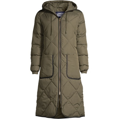 Lands' End Women's Petite Insulated Quilted Primaloft Thermoplume Maxi ...