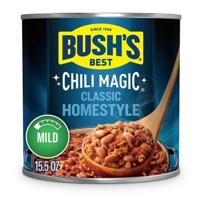  Bush's Best Chili Magic Traditional Mild Chili Starter (Case  of 12) by Bush's Best : Grocery & Gourmet Food
