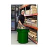 Rubbermaid Commercial Vented Round Brute Container, 32 gal, Plastic, Dark Green - 2 of 4