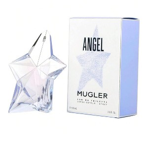 Angel By Thierry Mugler Women Mandarin Orange, Peony, Praline, Apple, Red Berries Standing Star Edt Spray Refillable 3.4 Oz - 1 of 1