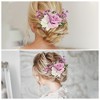 Unique Bargains Women's Fashion Simulated Flowers Side Comb 1 Pc - 4 of 4