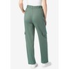 Woman Within Women's Plus Size Tall Pull-On Knit Cargo Pant - image 3 of 4