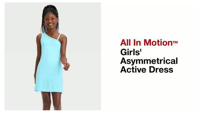 Girls' Asymmetrical Active Dress - All In Motion™, 2 of 5, play video