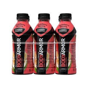 BODYARMOR Strawberry Banana Sports Drink - 6pk/20 fl oz Bottles - 1 of 2