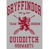 Men's Harry Potter Gryffindor Quidditch Team Seeker Pull Over Hoodie - 2 of 4
