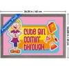 Trends International Disney Lizzie McGuire (2001) - Cute Girl Comin' Through Framed Wall Poster Prints - 3 of 4