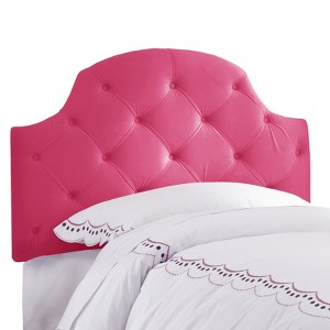 Twin Juliette Tufted Kids Headboard Hot Pink - Pillowfort