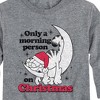 Boys' - Garfield - Only A Morning Person On Christmas Long Sleeve Graphic T-Shirt - 2 of 4