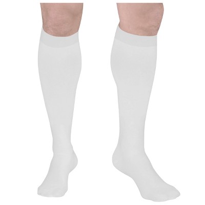 Truform Surgical Stockings, 18 mmHg Compression for Men and Women, Knee High Length, Closed Toe