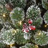 Puleo 6.5' Pre-Lit LED Snowy Valley Pine Artificial Christmas Tree Warm White Lights - 3 of 3