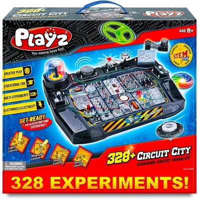 Playz Advanced Electronic Circuit Board Engineering Kit for Kids 8+ & Adults with 328+ STEM Projects