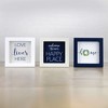 AuldHome Design Tiered Tray Signs for Home, 3pc Set; Your Happy Place Little Signs - 2 of 4