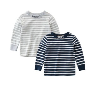 Long Sleeve Tees Navy Stripes/Grey Stripes - 1 of 3