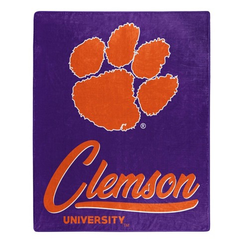 Clemson Tigers Poster Press Throw Pillow | College Logo Stuff