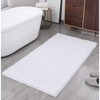 Home Mart Goods 2 Piece Set White Soft Cozy Plush Chenille Bath Mat Bathroom Rug - 4 of 4