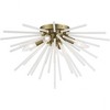 Livex Lighting Uptown 4 - Light Flush Mount in  Antique Brass - 3 of 4