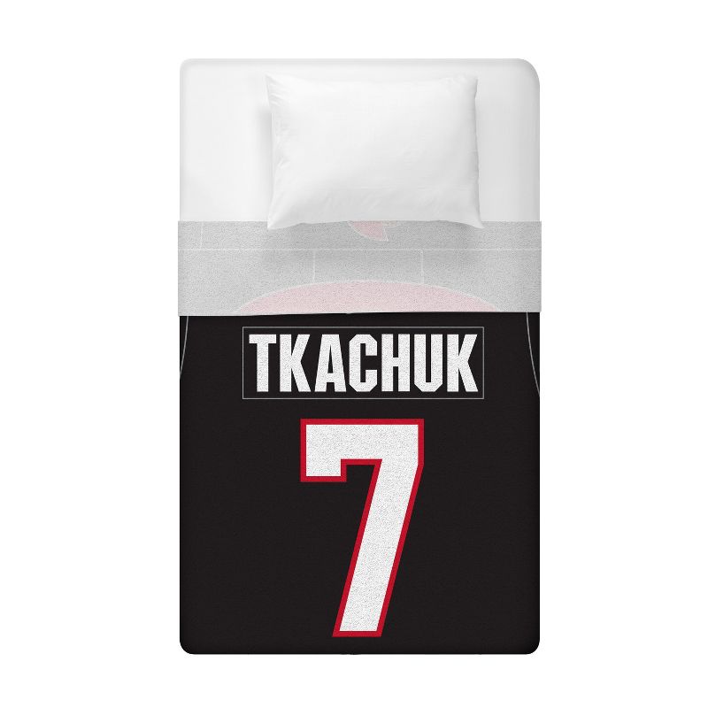 Sleep Squad Ottawa Senators Brady Tkachuk 60 x 80  Raschel Plush Blanket, 4 of 6
