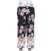 Women's Plus Size Floral Paisley Printed Palazzo Pants - White Mark - 3 of 3