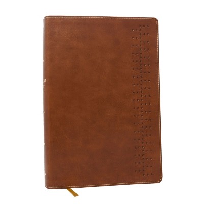 Student Study Bible: A Guide to Knowing and Living God's Word (Nkjv, Brown Leathersoft, Red Letter, Comfort Print) - by  Thomas Nelson
