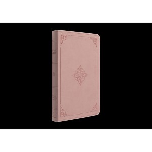 ESV Large Print Value Thinline Bible (Trutone, Blush Rose, Fleur-De-Lis Design) - (Leather Bound) - 1 of 1