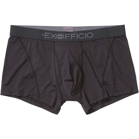 Exofficio Give-n-go 2.0 Sport Mesh 3 Boxer Briefs - Medium - Black/black :  Target