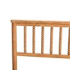 DOMETOUR Queen Elegant Style Wooden Platform Bed Frame With Headboard,No Need Box Spring - 4 of 4