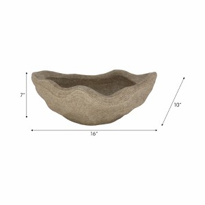 Contemporary Artisan Resin Bowl for Coffee Table Decor - Decorative ...