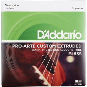 D'Addario EJ65S Pro-Arte Custom Extruded Soprano Nylon Ukulele Strings - 1 of 4
