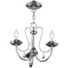 Livex Lighting Mirabella 3 - Light Chandelier in  Polished Chrome - 3 of 4