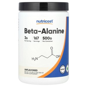 Nutricost Beta-Alanine, Unflavored, 17.9 oz (500 g) - 1 of 2
