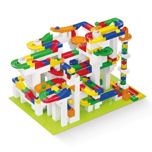 ubelino Mega Marble Run 585-Piece Building Set, STEM Toys for 4-8 Year Olds, Compatible Marble Maze and Ball Run, Made in Germany - 1 of 4
