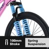 Gulches 26 inch Mountain Bike for Teenagers Girls Women, Shimano 21 Speeds with Dual Disc Brakes and 100mm Front Suspension - 3 of 4