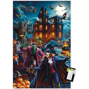 Trends International PD Moreno - Halloween Monsters Unframed Wall Poster Prints - 1 of 4