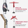 PAGED Rectangle Patio Umbrella Modern Market Umbrella with Lift, Tilt, Crank for Garden and Poolside, Umbrella Base Not Included - 4 of 4