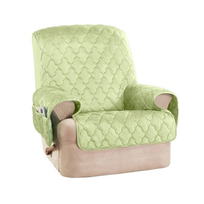 Mink Microfiber Recliner Furniture Protector Green - Sure Fit