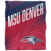 Metropolitan State University Of Denver Fan Zone Silky Touch Super Soft Throw Blanket 50x60 - 2 of 4