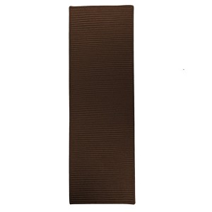 Colonial Mills Reversible Flat-Braid (Rect) Runner - Earth Brown 2'4"x10' - 1 of 2