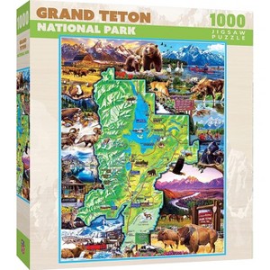 MasterPieces Inc Grand Tetons 1000 Piece Jigsaw Puzzle - 1 of 3