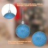 Unique Bargains Plastic Party Wedding Christmas Barrel Packed Hanging Ornament Balls 2.4" 24 Pcs - 3 of 4