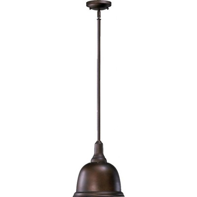 Quorum Lighting 1 - Light Pendant in  Oiled Bronze