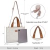 CLUCI Corduroy Tote Bag For Women Casual Zipper Tote Fashion Shoulder Handbag Hobo Bag - 3 of 3