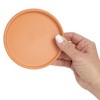 Okuna Outpost 12 Pack Small Terracotta Saucers for Flowerpots with Drainage, Round Pot Drip Trays for Indoor, Outdoor Plants, 4.5 In - 3 of 4