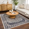 Hauteloom Cabacungan Cream & Gray Washable Area Rug - 4 of 4