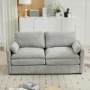 Loveseat Sofa Modern Plush Double Cushion Ergonomic Armrests for Living Room 68.1" - 3irtyhousy - 2 of 4