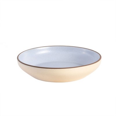 Light Blue Ceramic 16-Piece Dinnerware Set, Service for 4