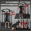 Lateral Raise Attachment for Squat Rack, Standing Lateral Raise Machine with 1" Holes, Upper Body Strength Training Machine for Home Gym - 3 of 4